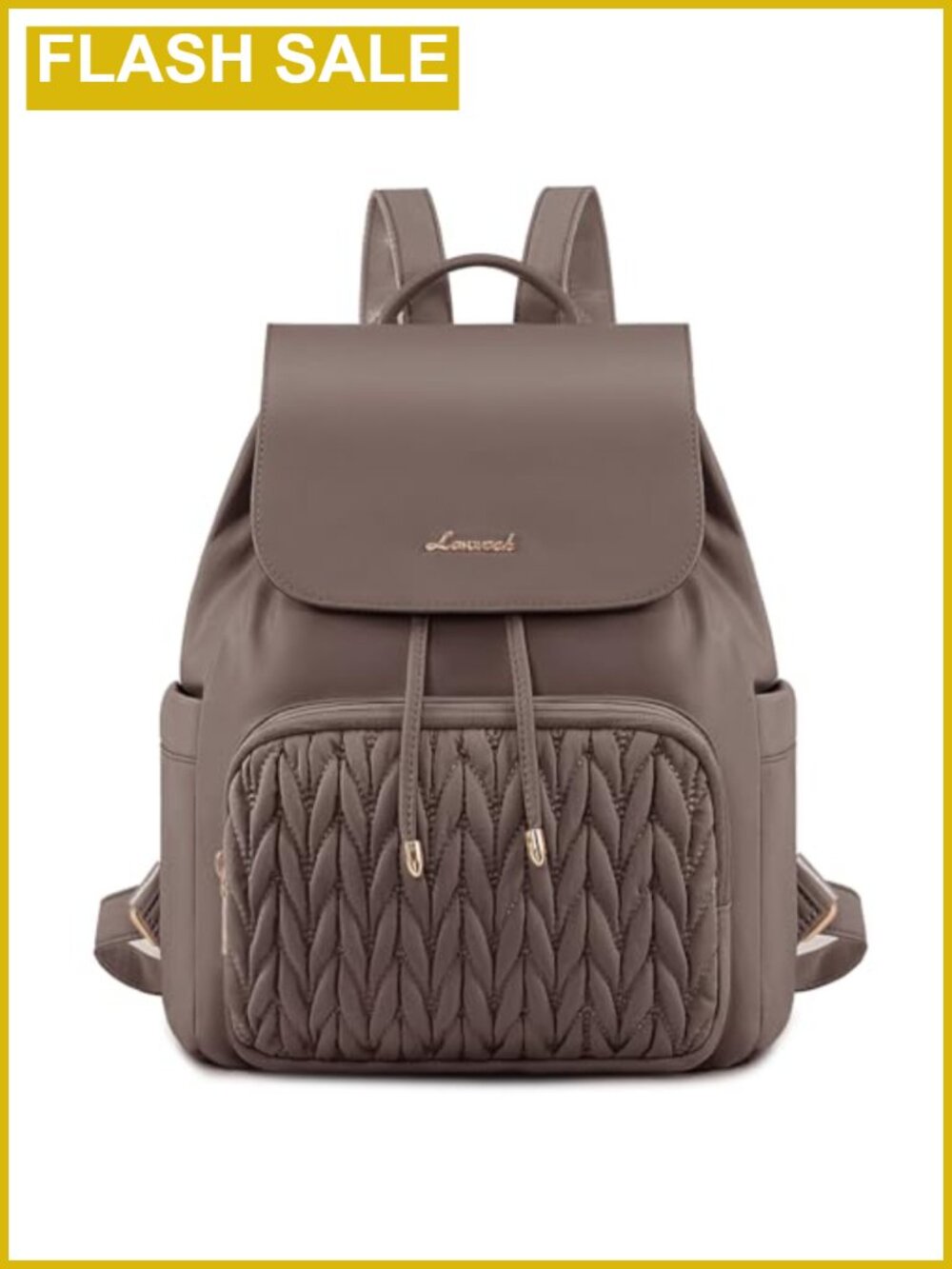 Women's Quilted Mini Backpack Purse | Lightweight Water-Resistant Daypack